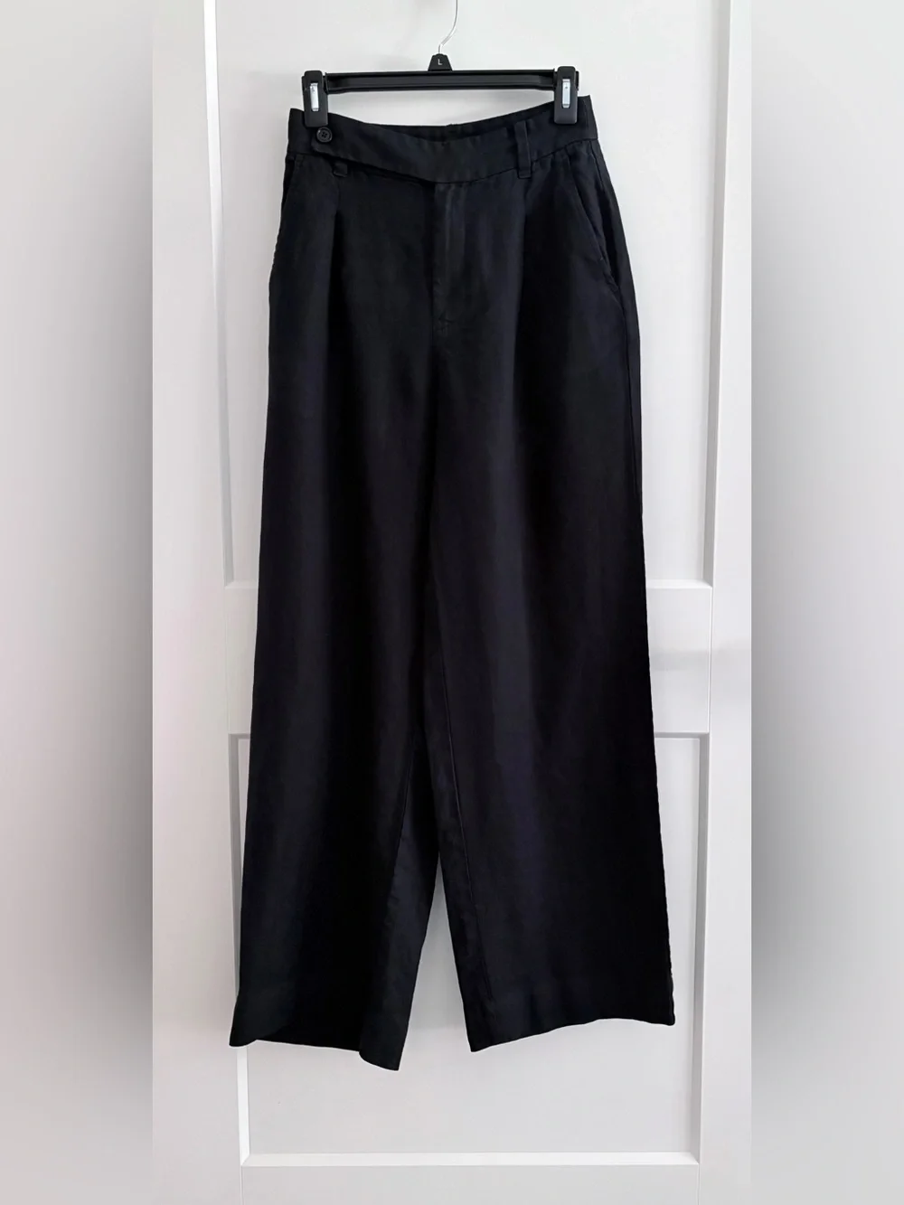Madewell Harlow Wide Leg Trousers 100% Linen